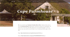 Desktop Screenshot of capefarmhouse.com